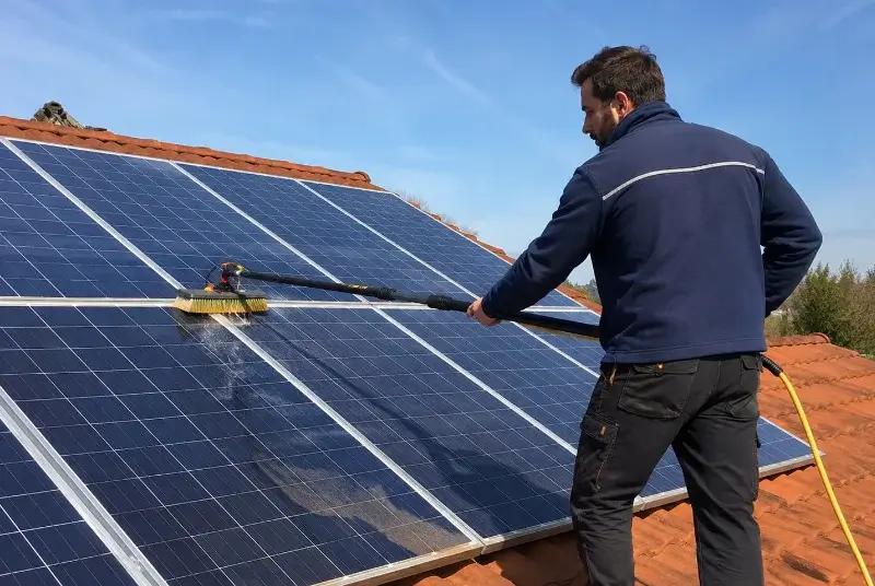 Nettoyage et entretien de panneaux solaires à Buisson